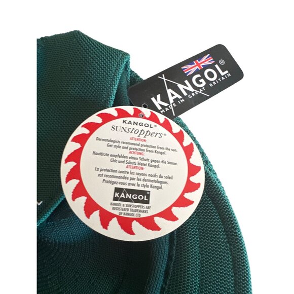 NWT Kangol Mens Sunstopper Golf Cap Green L Newsboy Cabbie St. Patrick - Picture 4 of 5